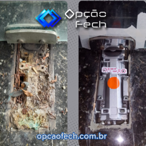 Desgaste de Mola Hidráulica - Vidraçaria Opção Fech RJ