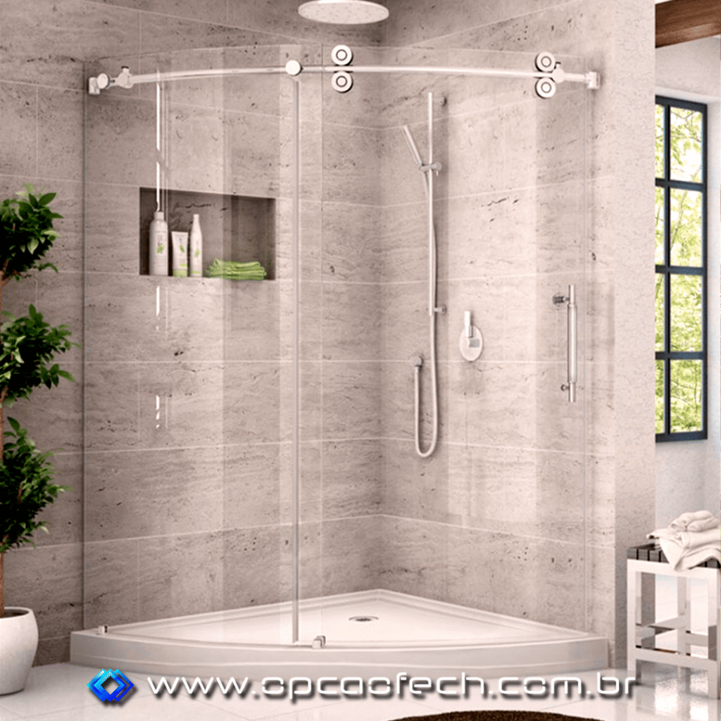 Box Blindex RJ Vidraçaria Opção Fech