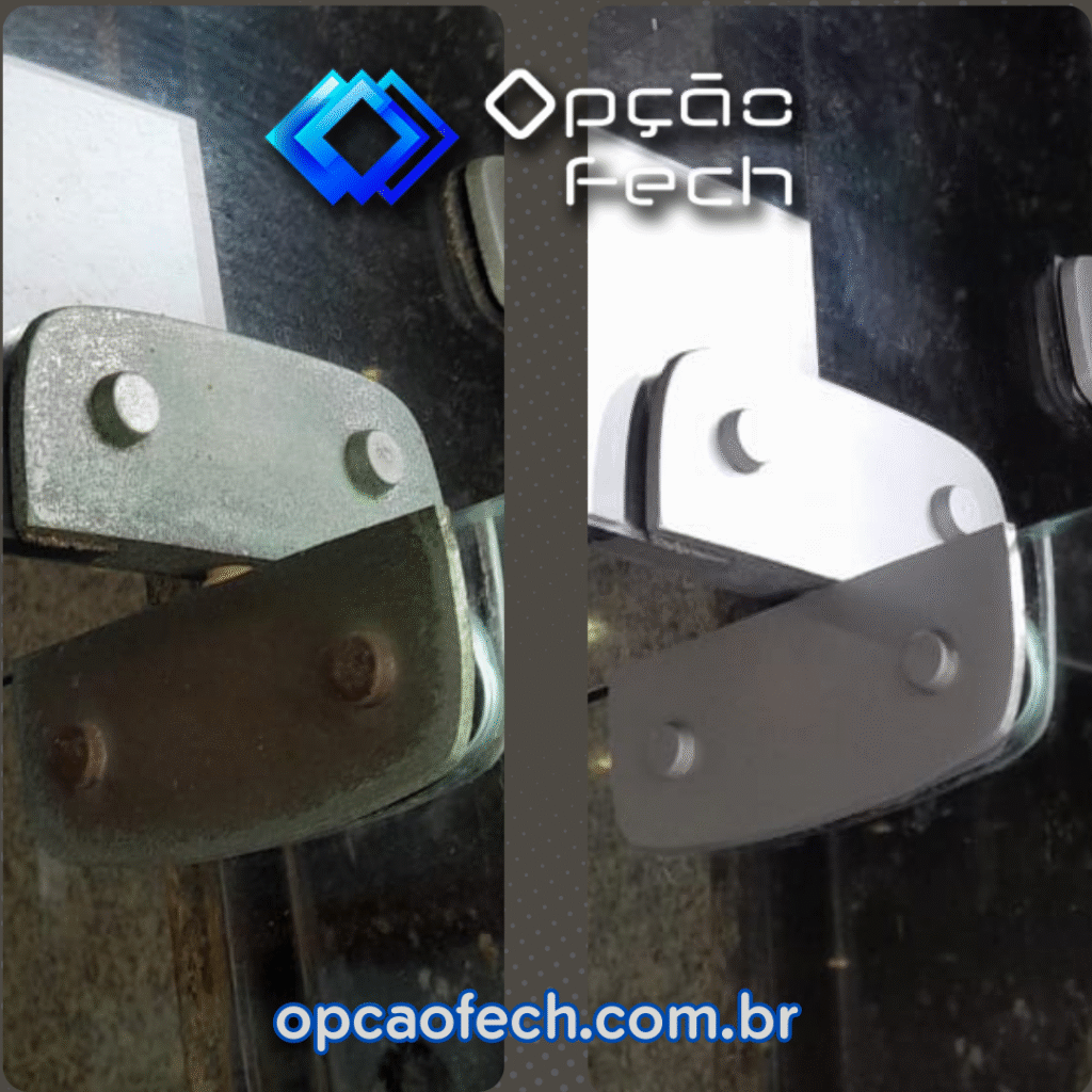 Ferragem de Porta de Vidro RJ Vidraçaria Opção Fech